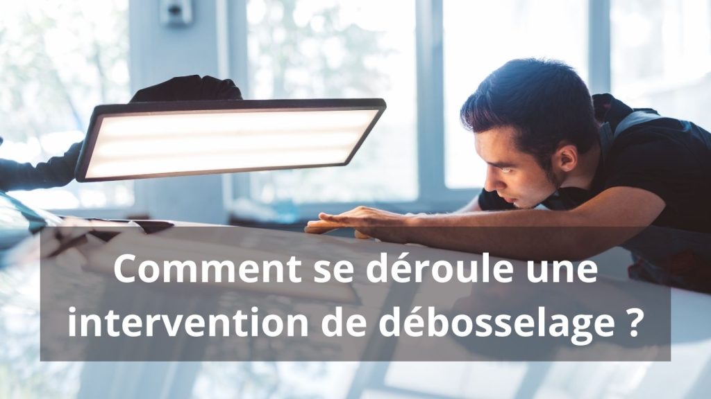 Comment se déroule une réparation de bosse en débosselage (DSP) ?